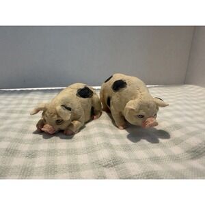 Pig Figurines set Of 2 Farmhouse Decor